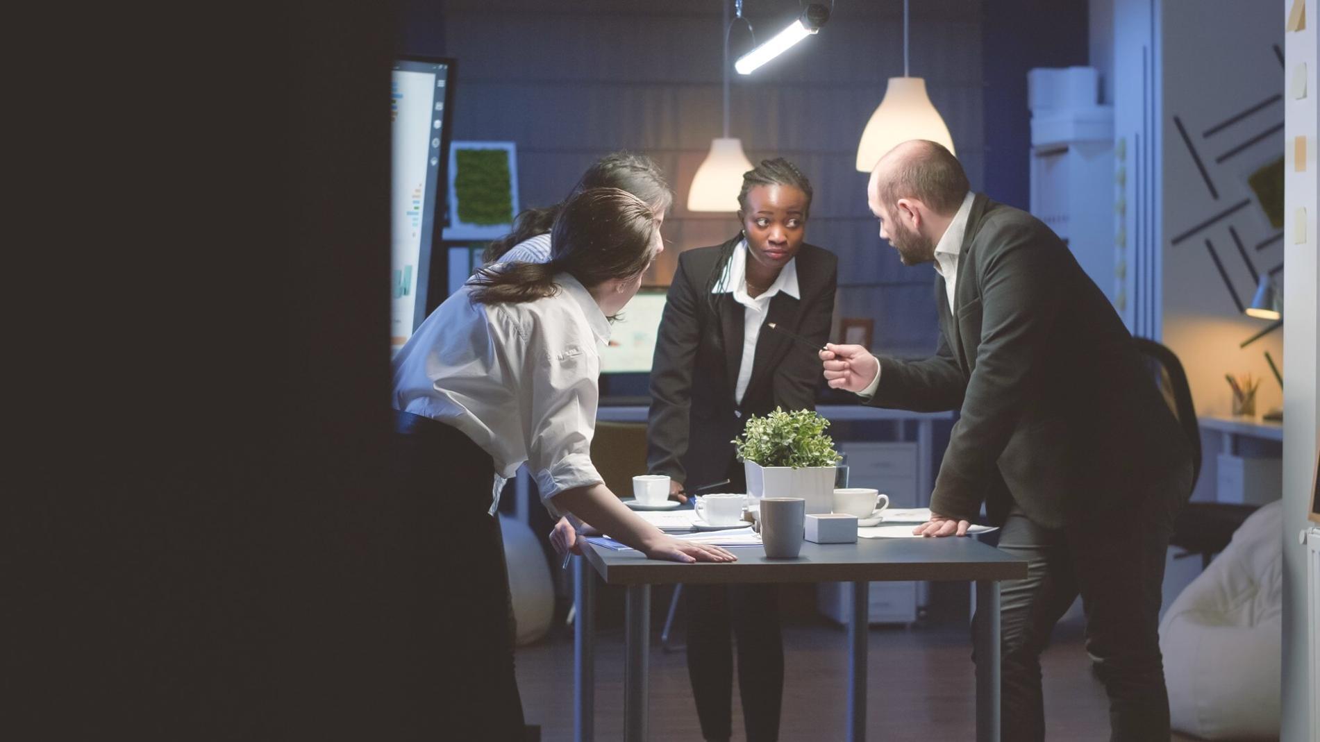 Sesión de formación financiera con emprendedores